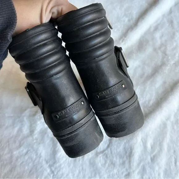 Sperry Black Aerial Beck Boot Women’s Size 9 - Picture 5 of 12